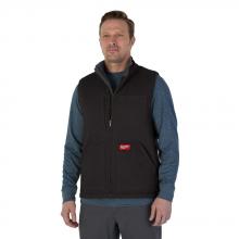 Milwaukee 801B-XL - Veste sans manches robuste doublée de Sherpa pour hommes, TG, noire