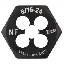 Milwaukee 49-57-5344 - Filière hexagonale de 1 po – 5/16 po-24 NF