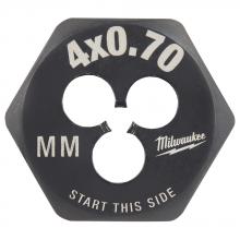 Milwaukee 49-57-5319 - Filière hexagonale de 1 po – M4-0,70 mm