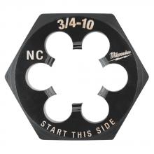 Milwaukee 49-57-5376 - Filière hexagonale de 1 7/16 po – 3/4 po-10 NC