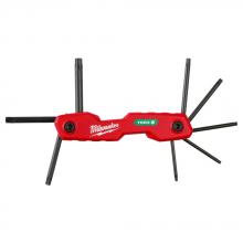 Milwaukee 48-22-2184 - Jeu d’embouts hexagonaux pliants 8 pièces - Torx
