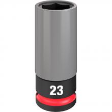 Milwaukee 49-66-7808 - Douille pour écrous de roue métrique de 23 mm pour clé à cliquet de 1/2 po