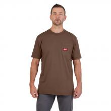 Milwaukee 605BR-2X - GRIDIRON™ T-Shirt à poche - Manches courtes Marron 2X