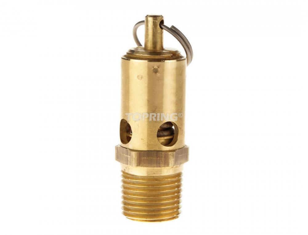 Soupape de sécurité en laiton 125 PSI 1/2 (M) NPT