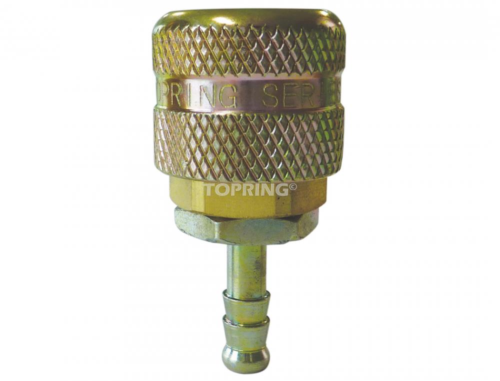 Raccord rapide 1/4 Aro 210 en laiton avec barbillon pour tuyau 3/8 (40 unités)