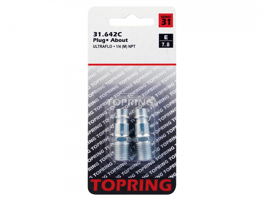 Embout 7.8 mm Ultraflo en acier 1/4 (M) NPT (2 unités)