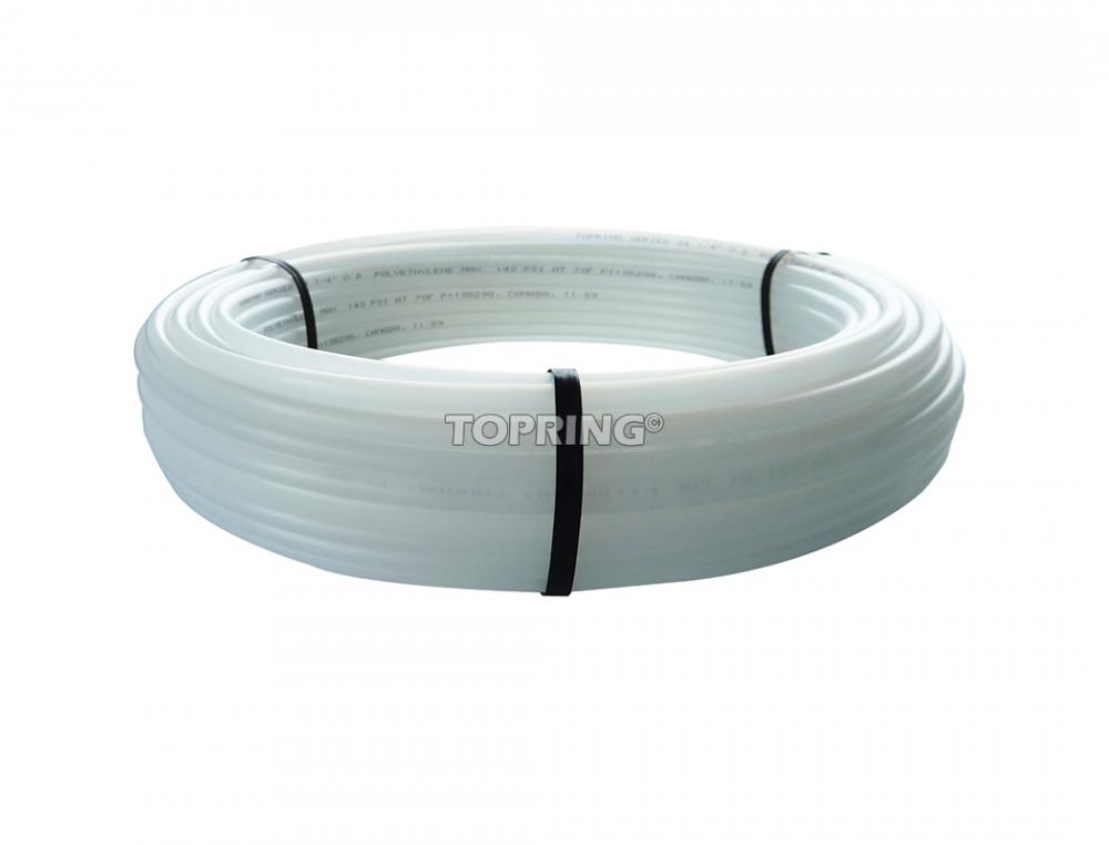 Tube Fluoropolymère (PTFE) 1/4 x 50m blanc tr.