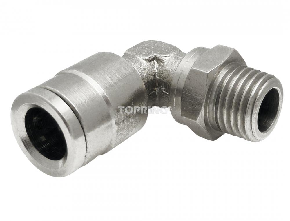 Coude (M) piv. 3/8 x 1/2(M)NPT TOPFIT
