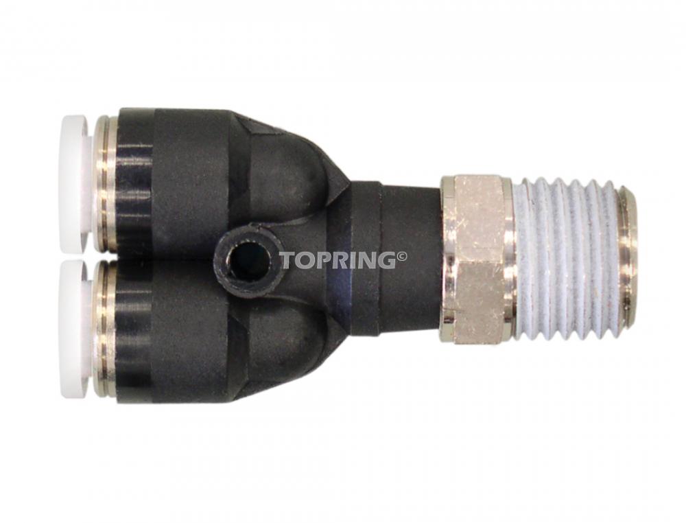 Adaptateur en Y autobloquant 1/2 po ?  3/8 (M) NPT (multiple de 2