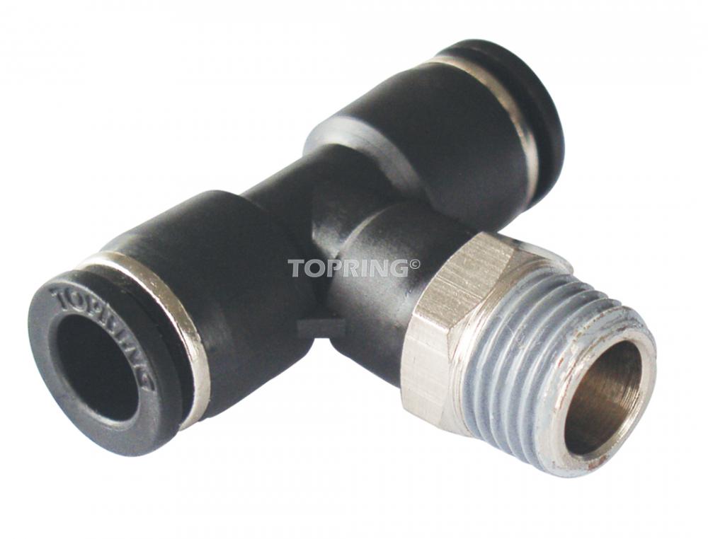 Jonct. (M) &#34;T&#34; piv. 3/8 x 1/2(M)NPT MAXFIT