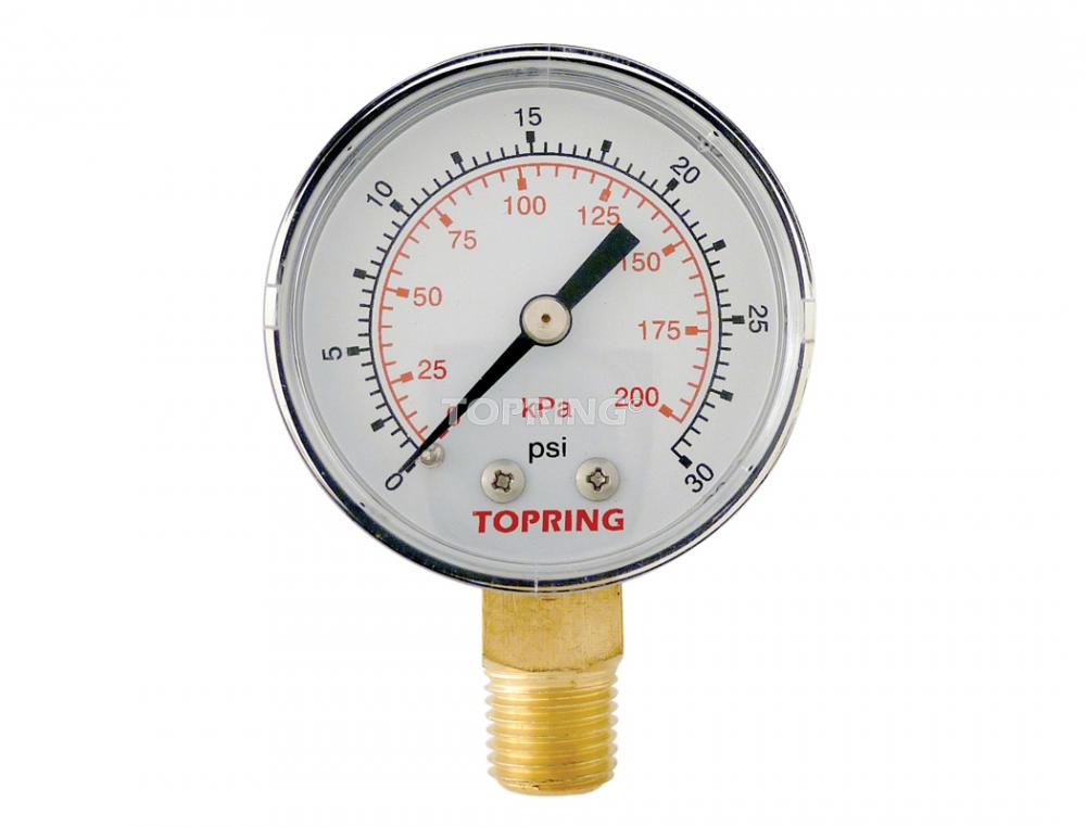 Manomètre 2-1/2&#34; - 1/4NPT LM 0-30