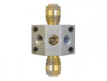 Topring 7.493 - Dist. alu (2)15mm x (2/3)3/8(F)NPT QuickLINE