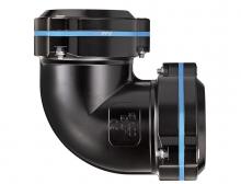Topring 08.158 - Union en coude 90° en aluminium 100 mm S08