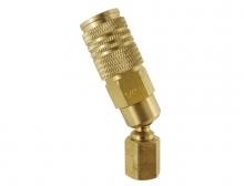 Topring 20.412C - Raccord rapide pivotant 1/4 po 2 en 1 en laiton 1/4 (F) NPT