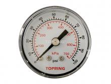 Topring 55.36 - Manomètre 2" - 1/8NPT CBM 0-100