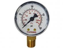 Topring 55.22 - Manomètre 2" - 1/4NPT LM 0-200