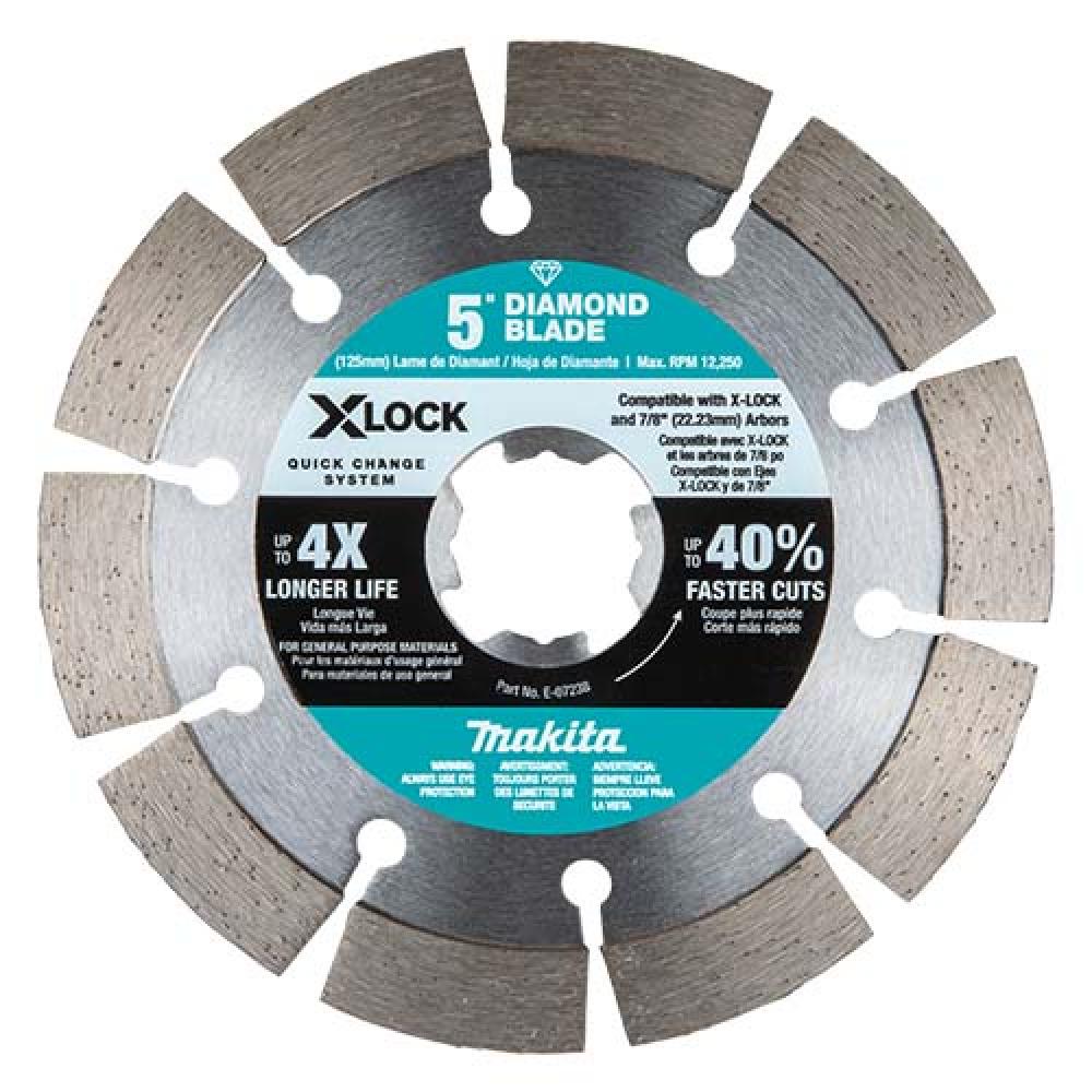 Lame diamantee segmentee X-LOCK 5 po pour la coupe de la ma?§onnerie (E-07238