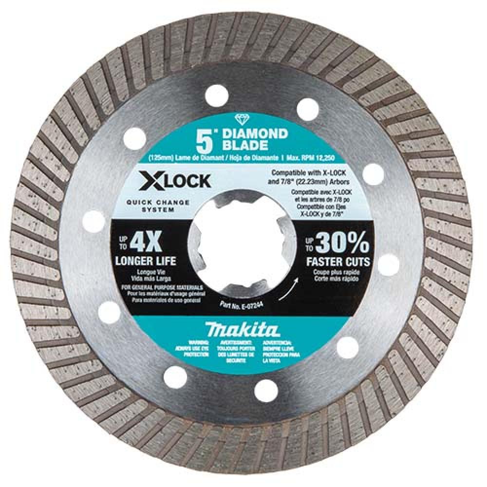 Lame diamantee X-LOCK 5 po a contour turbo pour la coupe de la ma?§onnerie (E-07244
