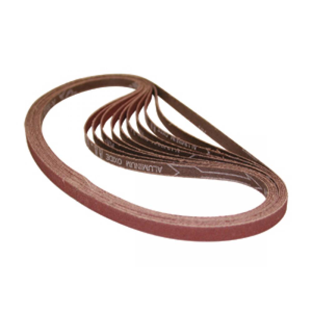 Bandes abrasives a oxyde d&#39;aluminium 3/8 po x 21 po