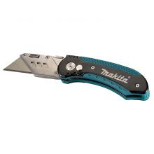 Makita E-10908 - Couteau universel pliant de chantier a changement rapide avec 10 lames de rechange