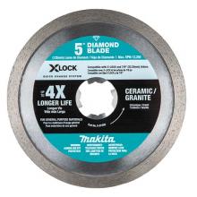 Makita E-07406 - Lame diamantee X-LOCK 5 po a contour continu pour la coupe de la ceramique et du granit (E-07406)