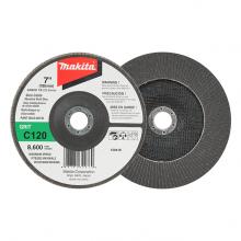 Makita D-56138 - Disque à lamelles 7" x 7/8" - Type 27 - Grain C120