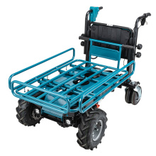Makita DCU604Z - Transporteur de mat riaux sans balai avec tr s grand plateau, d versement manuel 36V(18Vx2) LXT, out