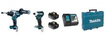 Makita DLX2411T - 18V (5.0 Ah) LXT 2 Tool Combo Kit (DTD171Z/DHP486Z)