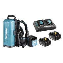 Makita PDC01X2 - Bloc d alimentation dorsal portatif 18V LXT, ensemble 5,0Ah x2