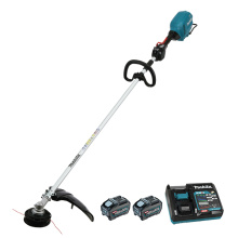 Makita UR014GT202 - Coupe-herbe sans balai 17-3/4 po 40Vmax XGT, ensemble 5,0Ah x2