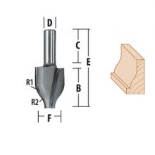 Makita 733332-A - Fraise de toupie pour panneau relief vertical avec doucine