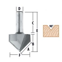 Makita 733009-4A - Fraise de toupie pour rainure en V