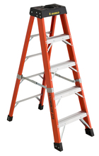 Louisville Ladder Corp 6805-AA - 5' Fiberglass Stepladder Type IAA 375 Load Capacity (lbs)