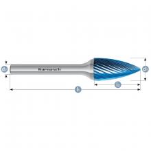 Karnasch 115060.040 - Tungsten carbide burr - BLUE-TEC