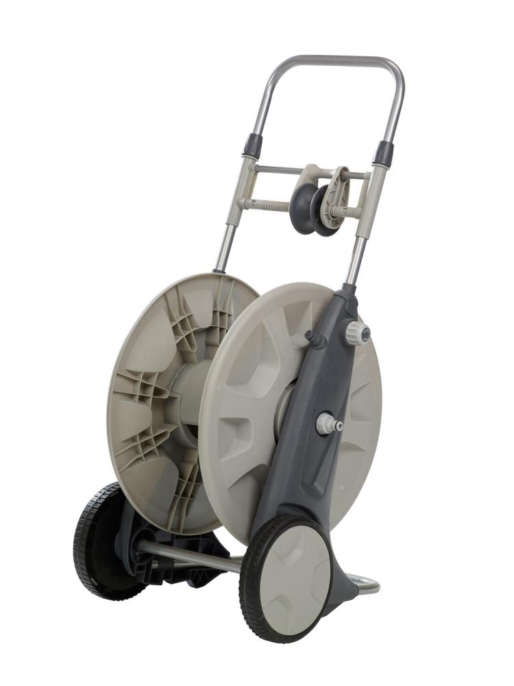 Hose Reel cart with hose guide, capacity 225&#39;, Practica