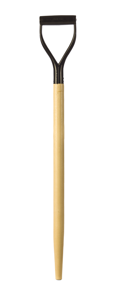 Handle, ash, 36&#34;, shovel with steel grip