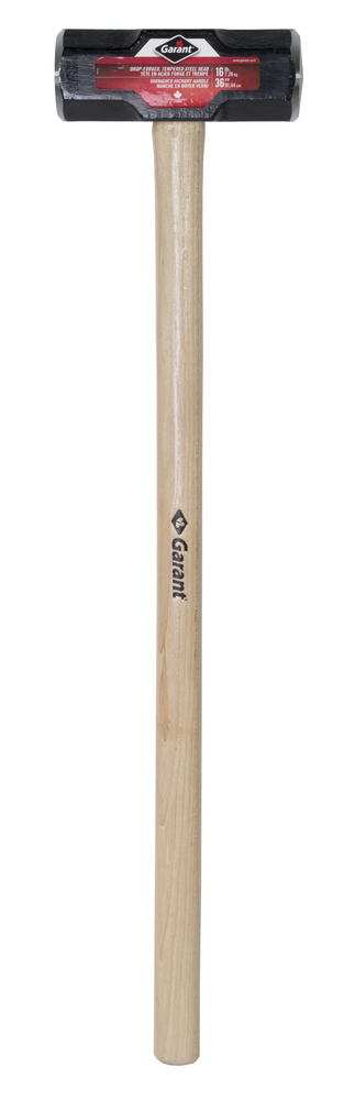 Sledge hammer, 16 lbs, 36&#34; hickory hdle