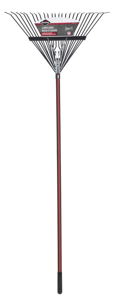 Lawn rake, 24 steel tines, Garant