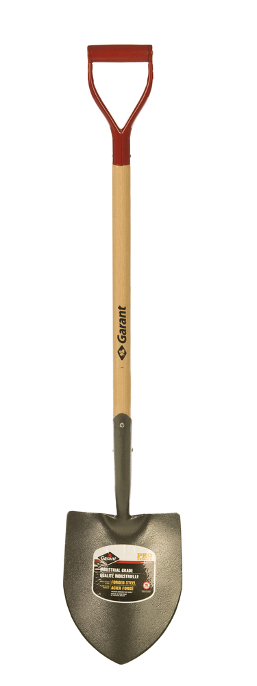 Shovel, rp blade, forged, 25.5&#34; wood handle, dh