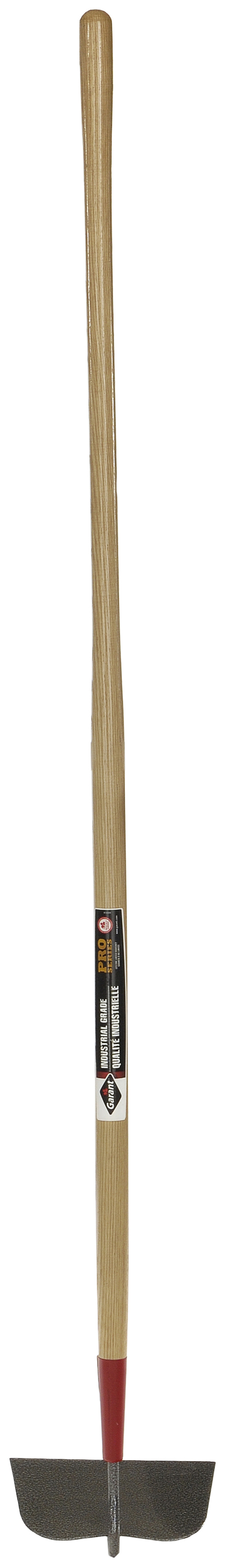Garden hoe, 8&#34; head, shank type, wood handle