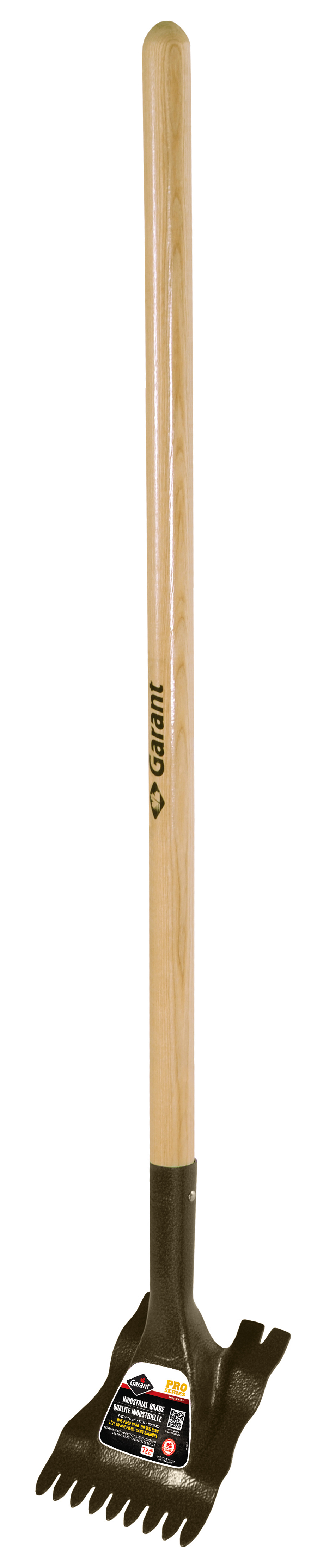 Bow rake, 15 tines, 60&#34; wood handle, Garant Pro HP