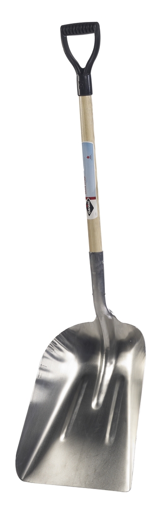 Grain scoop #8, aluminum blade, py D-grip