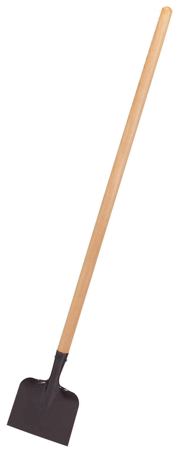 Ice scraper, 7&#34; stamped blade, wood handle