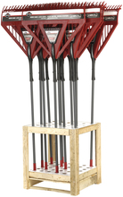 Garant GPSDT39 - Combo Dual Tine rake with removal hand rake, Garant