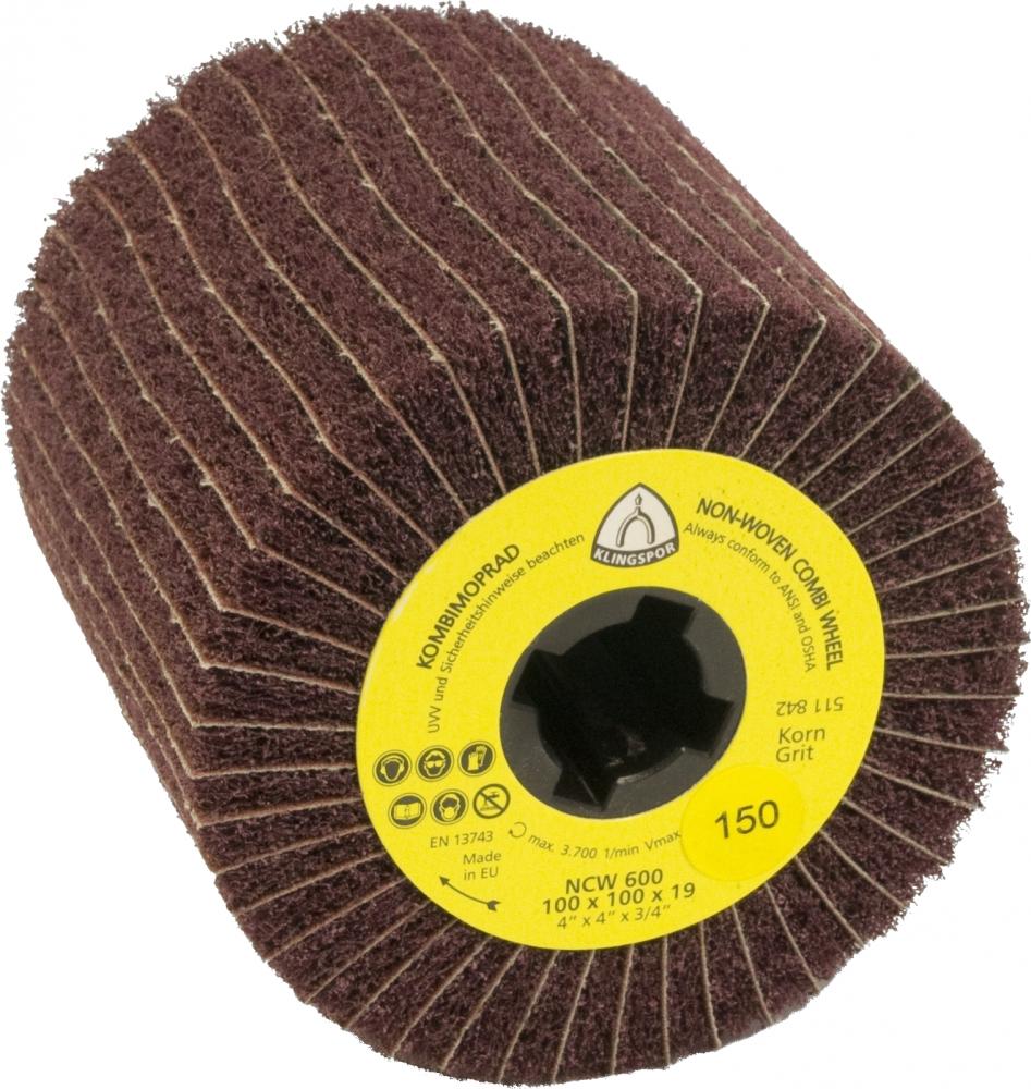 Tambours de satinage NCW 600 S 4-5/16 x 4 x 3/4 (inch) 180 grit très fin