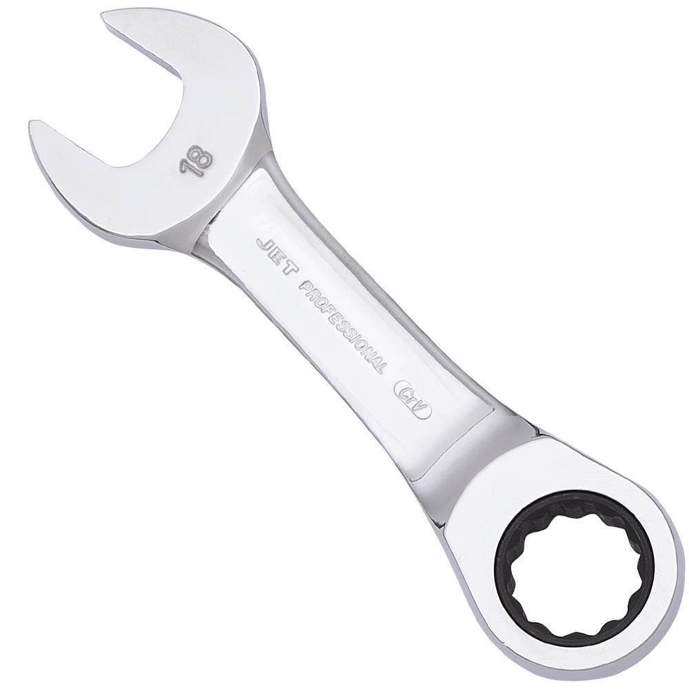 Ratcheting Stubby Wrench Set - Metric - 10 pc