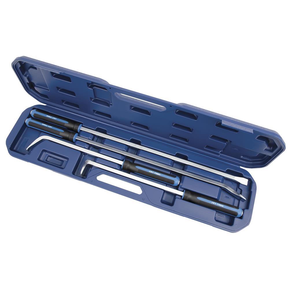 4 PC Jumbo Handle Mechanic&#39;s Pry Bar Set