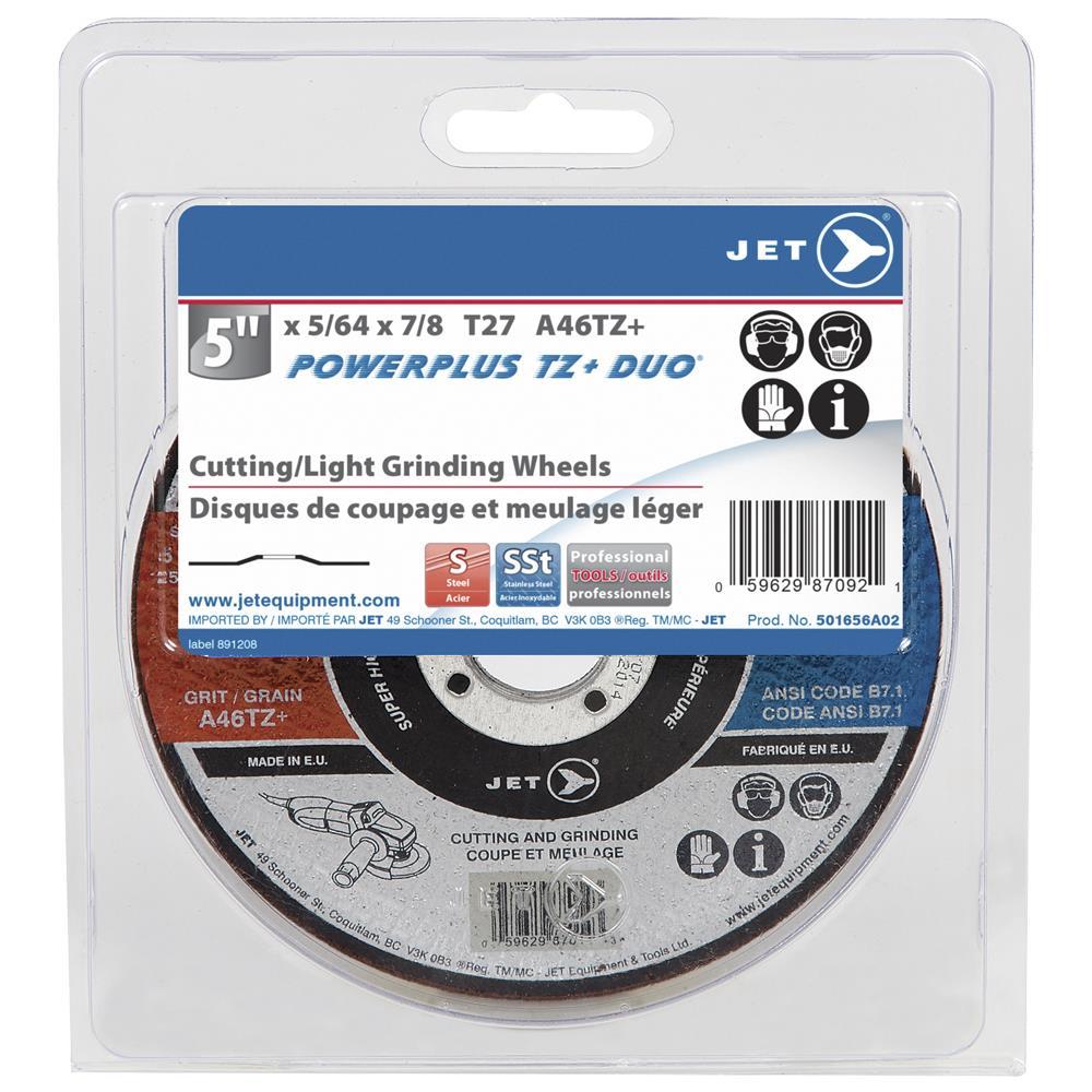 5 x 5/64 x 7/8 POWER-XTREME DUO T27 Cut and Light Grinding Wheel - Clamshell Package