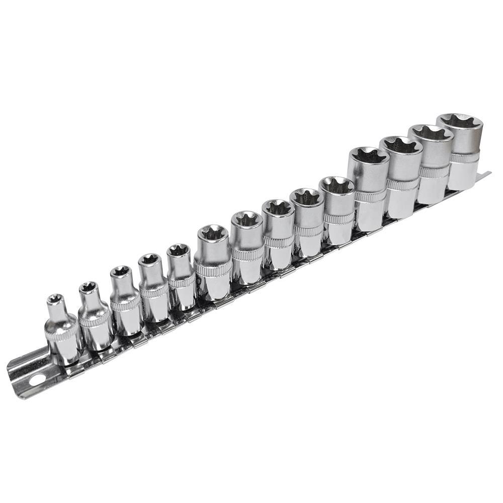 14-Piece 1/4&#34;, 3/8&#34;, 1/2&#34; Dr External TORX® Socket Set