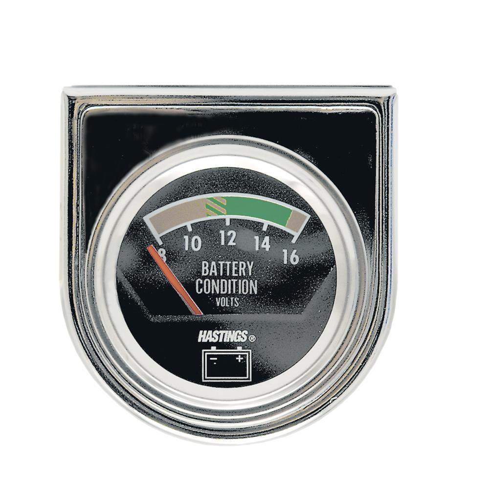 Chrome Series Volt Gauge Kit